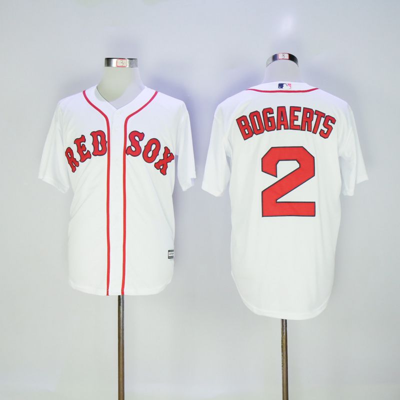 Men Boston Red Sox #2 Bogaerts White MLB Jerseys->boston red sox->MLB Jersey